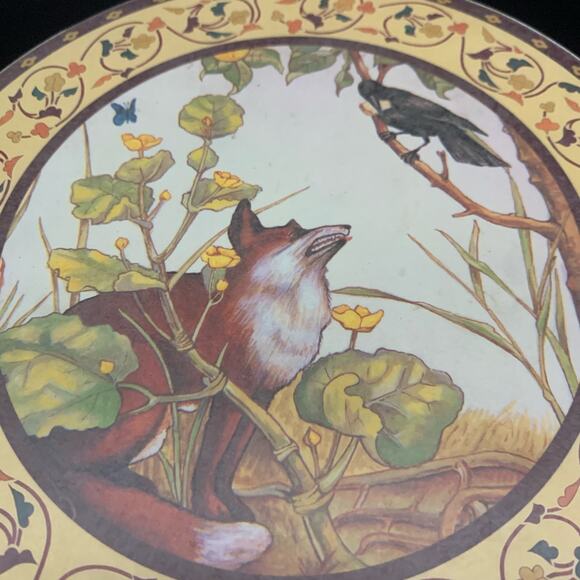 Vintage Rosemary Jane England 2 Melamine Round Table Hot Plate Mats Folk Art - Picture 2 of 12